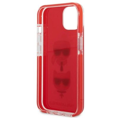 7. Karl Lagerfeld Karl&Choupette Head Case für iPhone 13 mini - Rot
