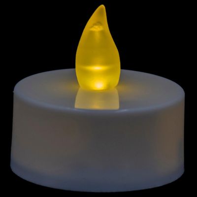 17. 2er-Set LED-Teelichter mit Timer, weiß