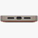 4. UNIQ Lyden DS Hülle für iPhone 17 Pro Max mit Magclick-Ladefunktion – Orange-Grau