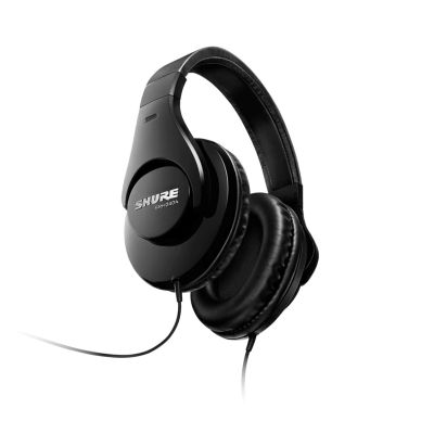 2. Shure SRH240A-BK-EFS – On-Ear-Kopfhörer für Monitoring und allgemeine Anwendungen, Heimstudio