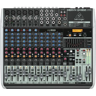 Behringer QX1832USB Audiomixer, 18 Kanäle