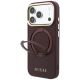 2. Guess Ring Stand 360 Grained Classic Logo MagSafe Hülle für iPhone 18 Pro / 17 Pro – Bordeaux