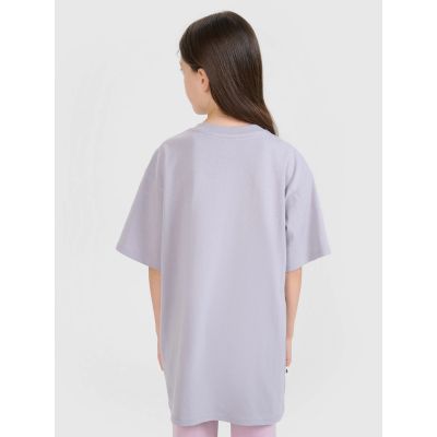 2. Oversized T-Shirt mit Aufdruck für Mädchen 4F 4FJRSS25TTSHF2646-25S