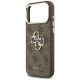 6. Guess 4G Big 4G Classic Logo Case für iPhone 17 Pro Max Braun - Silber