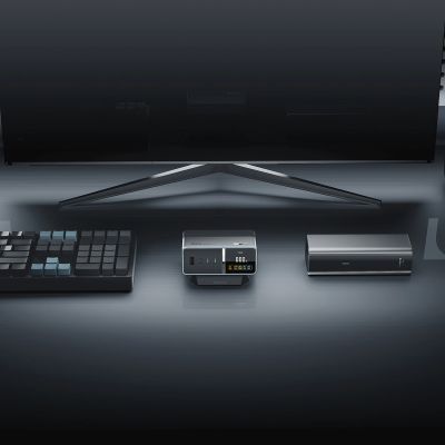 17. Cuktech TA3005U 300W 5-in-1 Ladestation mit Digitalanzeige – Silber