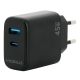 2. Mobilis 001363 Universal-Ladegerät für Mobilgeräte, Schwarz, Wechselstrom, Automatik