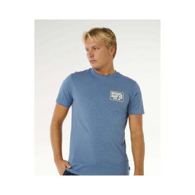 5. RIP CURL Pacific Rinse Sunrise T-Shirt Herren Blau