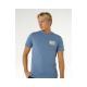5. RIP CURL Pacific Rinse Sunrise T-Shirt Herren Blau