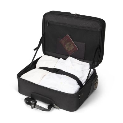 5. DICOTA D3250901 Laptoptasche 40,6 cm (16") im Kofferstil mit Füßen, Schwarz
