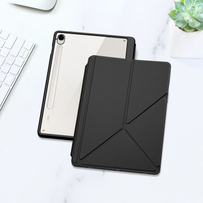 11. Dux Ducis Magi Hülle mit Stifthalter für Samsung Galaxy Tab S10 FE/S9/S9 FE - Schwarz