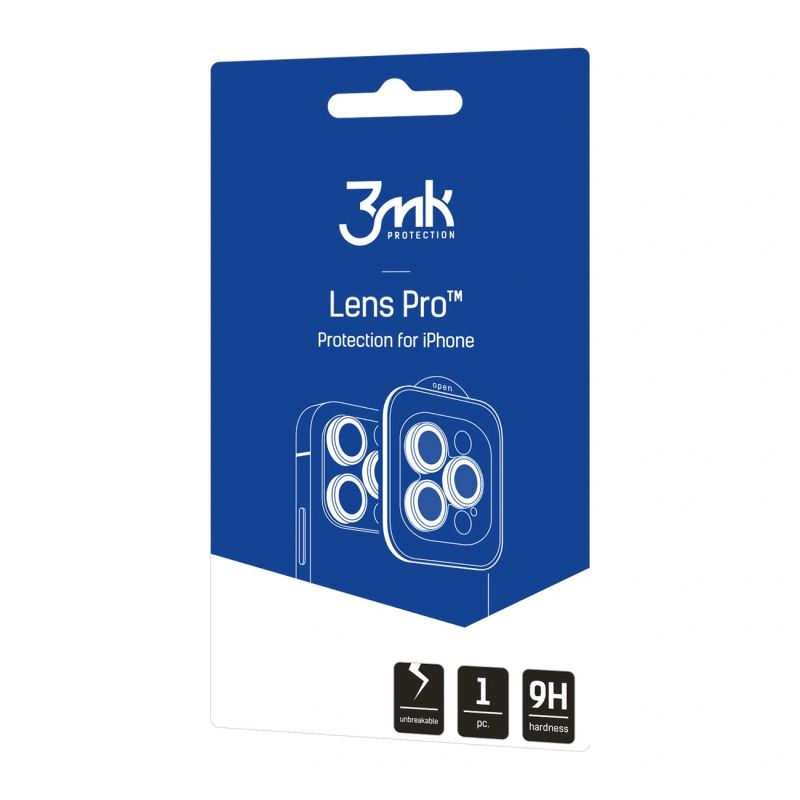 21. 3MK Lens Protection Pro Panzerglas für iPhone 17 Air – Schwarz