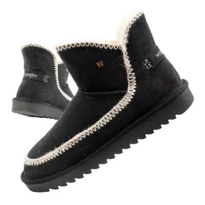 Wrangler Elsa Winterstiefel Stiefeletten isoliert bequem modisch Schwarz
