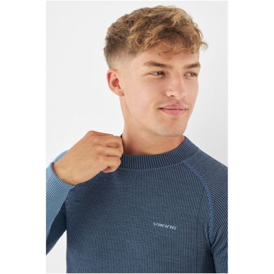 VIKING Mounti Man Set Merino Herrenunterwäsche marineblau XXXL