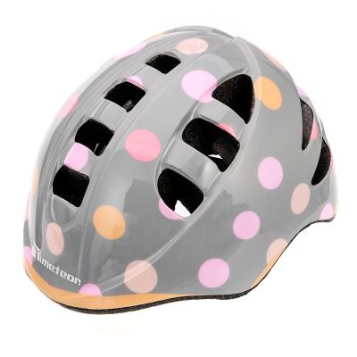 Meteor MA-2 dots Junior Fahrradhelm in grau