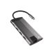 7. NATEC MULTIPORT-ADAPTER FOWLER PLUS USB-C->USB 3.0 3X, HDMI 4K, USB-C PD, RJ45, MICRO SD NMP-1690