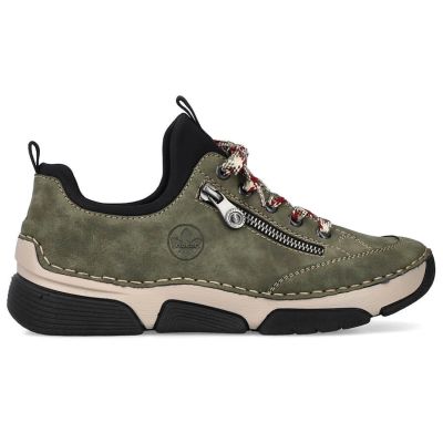 43. Bequeme Rieker W RKR610 grüne Schuhe