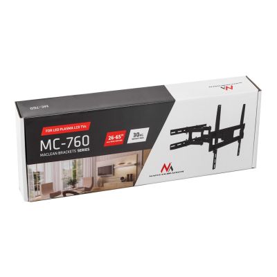 13. Maclean MC-760 TV-Wandhalterung (Wandmontage; 26" - 55"; max. 30 kg)