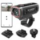 AKEEYO AKY-710S Sportkamera 4K-Videorekorder für Motorradlenker - Schwarz