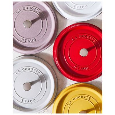 8. Staub Runder Gusseisentopf – 3,8 l, Rot