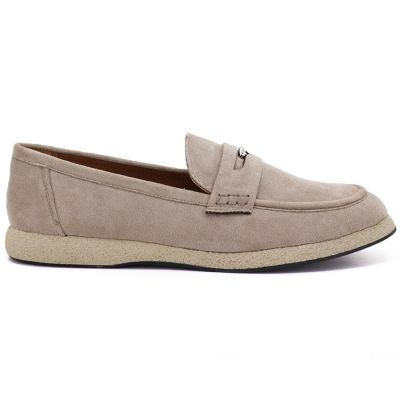 2. Damen-Wildledermokassins in Beige Vinceza 62273