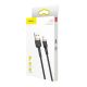9. Baseus Cafule USB-A / Lightning 1,5A QC 3.0 Kabel 2 m - Schwarz und Gold