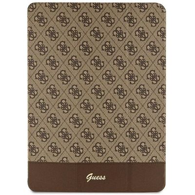Guess 4G Stripe Allover Hülle für iPad Pro 12,9" – braun
