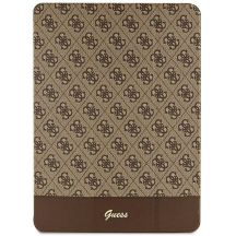 Guess 4G Stripe Allover Hülle für iPad Pro 12,9" – braun