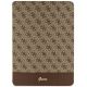 Guess 4G Stripe Allover Hülle für iPad Pro 12,9" – braun