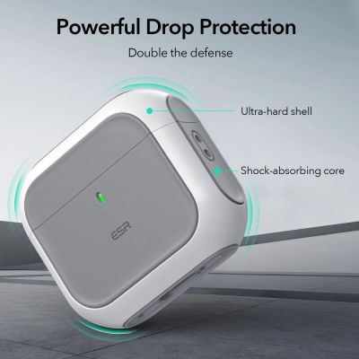4. ESR Orbit Halolock MagSafe Hülle für Apple AirPods 4 – weiß