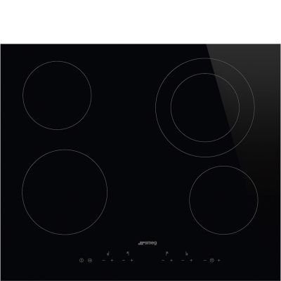 Smeg Universal SE364ETD Kochfeld Schwarz Einbau 60 cm Keramik 4 Kochzonen