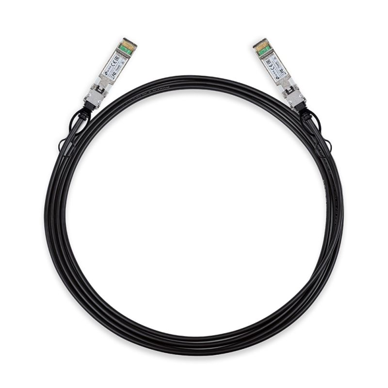TP-Link TL-SM5220-3M InfiniBand/Glasfaser-SFP+-DAC-Kabel Schwarz