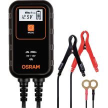 BATTERYcharge 904 Ladegerät, Ladespannung: 6/12 V OSRAM, Ladestrom: 4 A, Versorgungsspannung: 230 V, Batterietyp: AGM/Li-Ion/VRLA