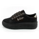 2. Lee Cooper Damen-Sportschuhe, modische Sneaker in Schwarz, bequem