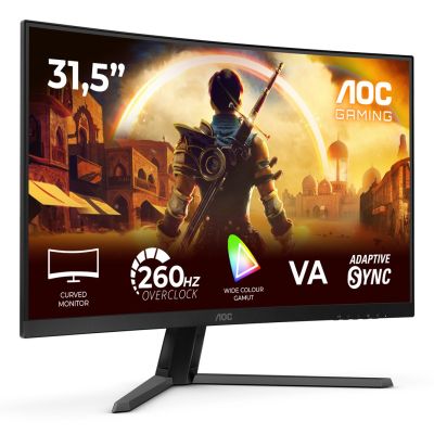 28. AOC G4 C32G42ZE Computermonitor 80 cm (31,5") 1920 x 1080 px Full HD LED Schwarz, Rot