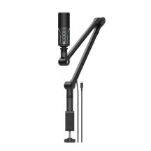 Sennheiser PROFILE STREAMING SET – USB-Streaming-Mikrofon mit drehbarem Tischstativ