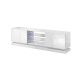 2. TV-Schrank QIU 200 MDF weiß glänzend/weiß glänzend