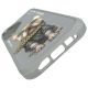 8. Nimmy Glasses Cool Dog iPhone 16 Hülle - Grau