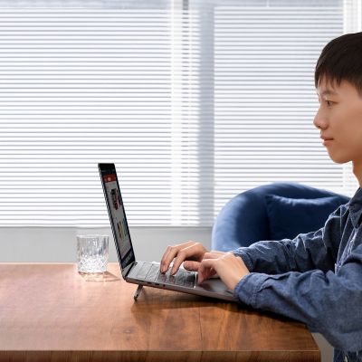 18. Baseus Universal Laptop Standfüße (2 Stk.) grau (LUZC000013)