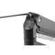 41. Einzelner Tischarm mit Klemme für 1xLCD mit Gasfeder, max. 35 Zoll und 15 kg