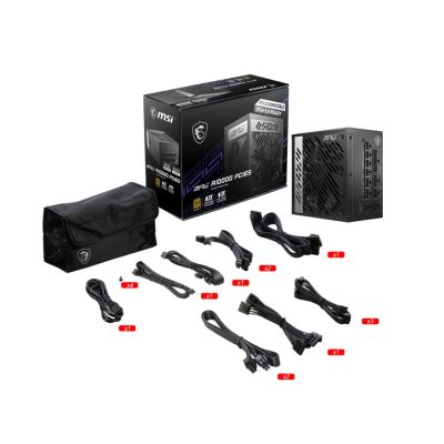3. MSI MPG A1000G PCIE5 Netzteilmodul 1000W 20+4 Pin ATX Schwarz