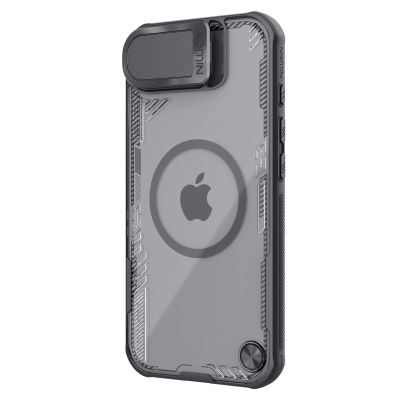 3. Nillkin Iceblade Prop Magnethülle mit Objektivabdeckung und Ständer für iPhone 16e / 17e – Schwarz