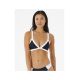 6. Bikini-Oberteil RIP CURL Mirage Colour Block Tri, schwarz