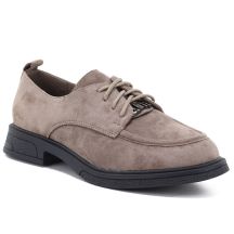 Damen-Wildlederschuhe in Beige, Modell Vinceza 62332
