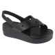 Crocs Brooklyn 4U Cross Strap Sandal W 212254-001 Schwarz 36/37