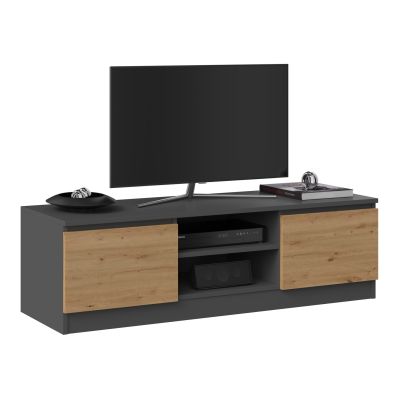 TV-Schrank 120x40xH36 anthrazit/artisan