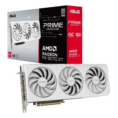 8. Grafikkarte ASUS PRIME RX9070XT O16G WEISS
