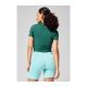 3. CASALL Delight Short Wrap Tee grün