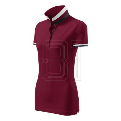 Malfini Collar Up W MLI-25786 Granatrotes Poloshirt