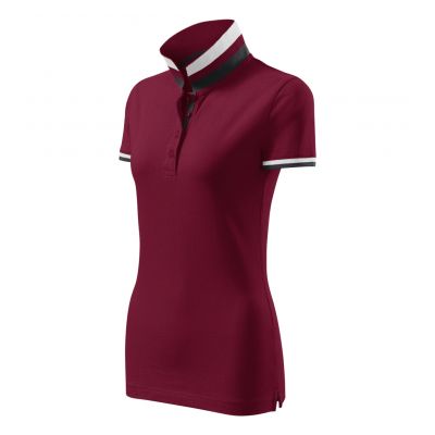 Malfini Collar Up W MLI-25786 Granatrotes Poloshirt