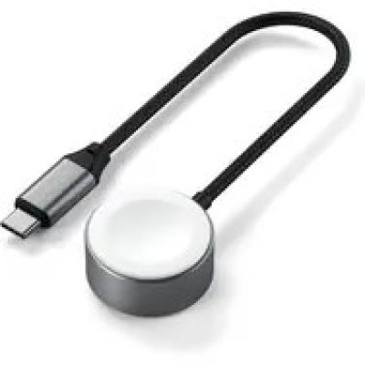Satechi USB-C Schnellladekabel – USB-C-Ladekabel für Apple Watch, 5 W, 20 cm (Space Grau)